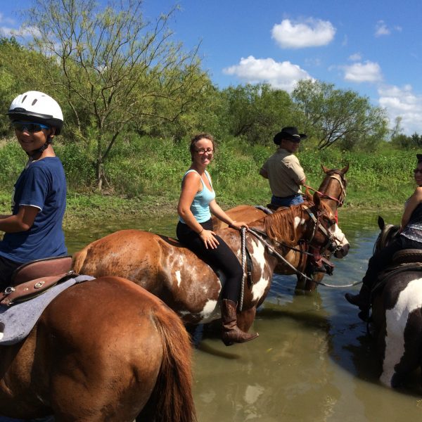 So much Austin Texas fun taking a trail ride in the heat of horse country, most especially when our equestrians have a nice place to cool off